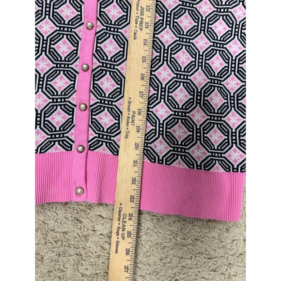 Charter Club Pink Coquette Pearl Button Up Cardigan Sweater Women's XXL - Picture 11 of 13